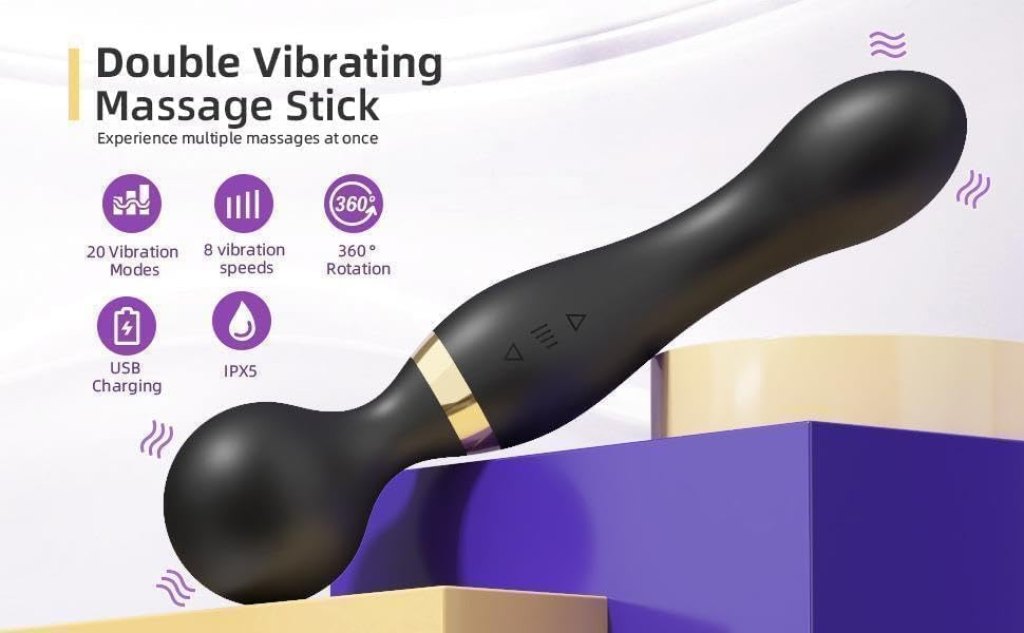 Double Vibration Body Massager